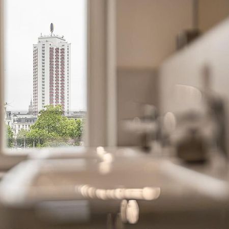 Stylisches Zentrales City-Apartment Mit 2 Balkonen Leipzig Eksteriør billede