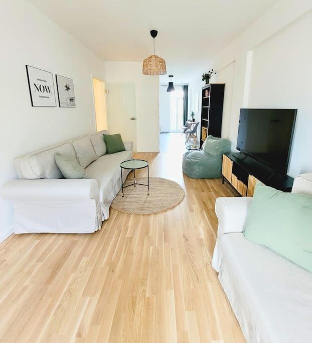 Stylisches Zentrales City-Apartment Mit 2 Balkonen Leipzig Eksteriør billede