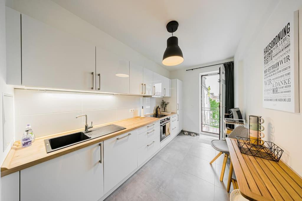 Stylisches Zentrales City-Apartment Mit 2 Balkonen Leipzig Eksteriør billede