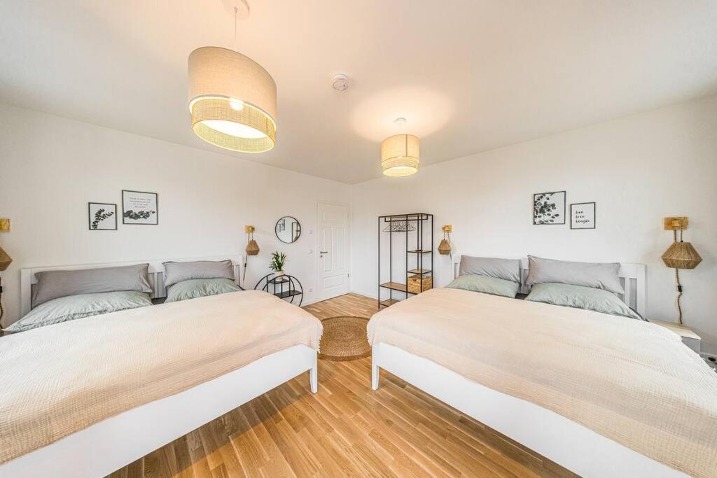Stylisches Zentrales City-Apartment Mit 2 Balkonen Leipzig Eksteriør billede