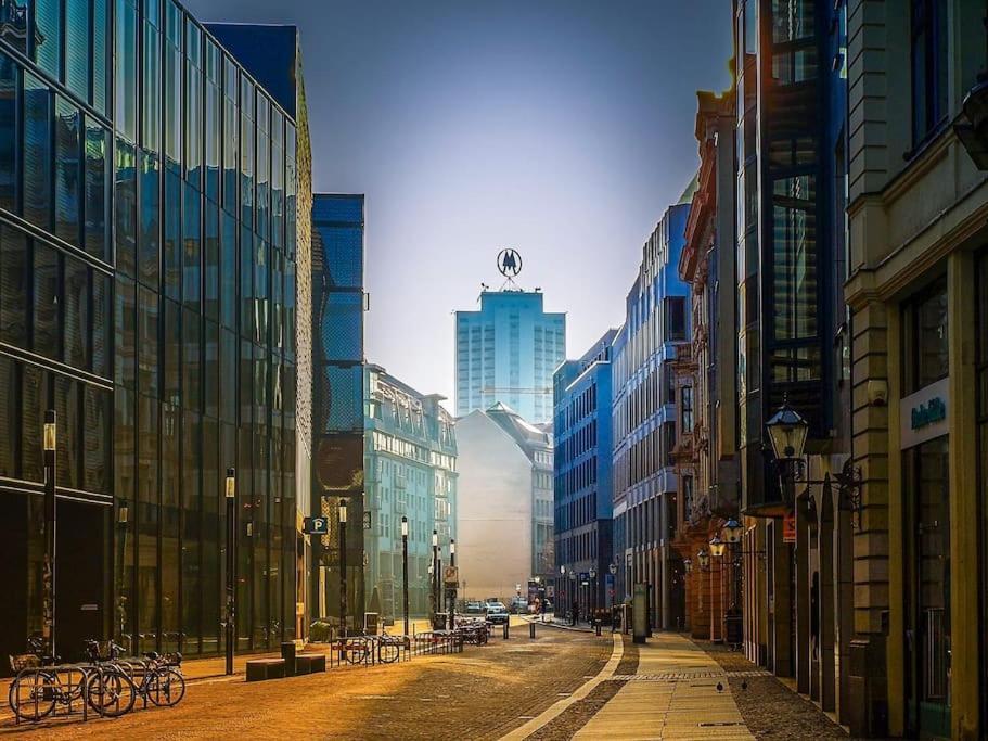Stylisches Zentrales City-Apartment Mit 2 Balkonen Leipzig Eksteriør billede